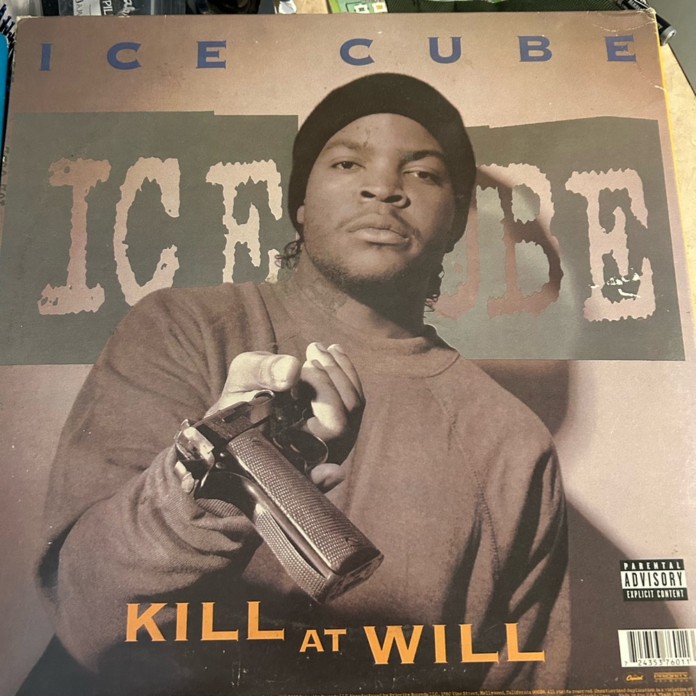 Ice Cube 'Kill at Will' Vinyl Record